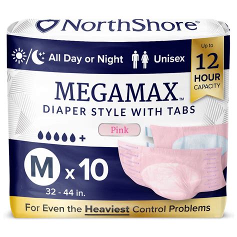 northshore adult diapers|NorthShore MEGAMAX Tab.